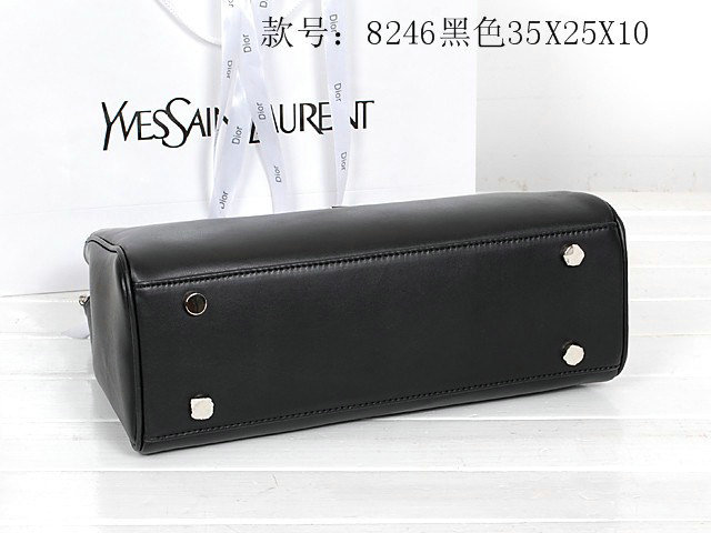1:1 YSL classic nappa leather shopper bag 8246 blue - Click Image to Close